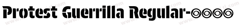 Protest Guerrilla Regular字体转换